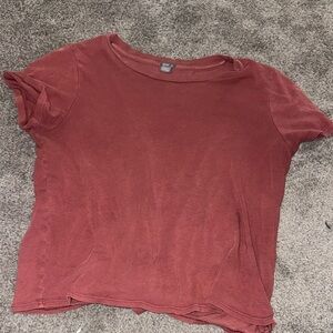 Aerie Rust Short Sleeve Tee